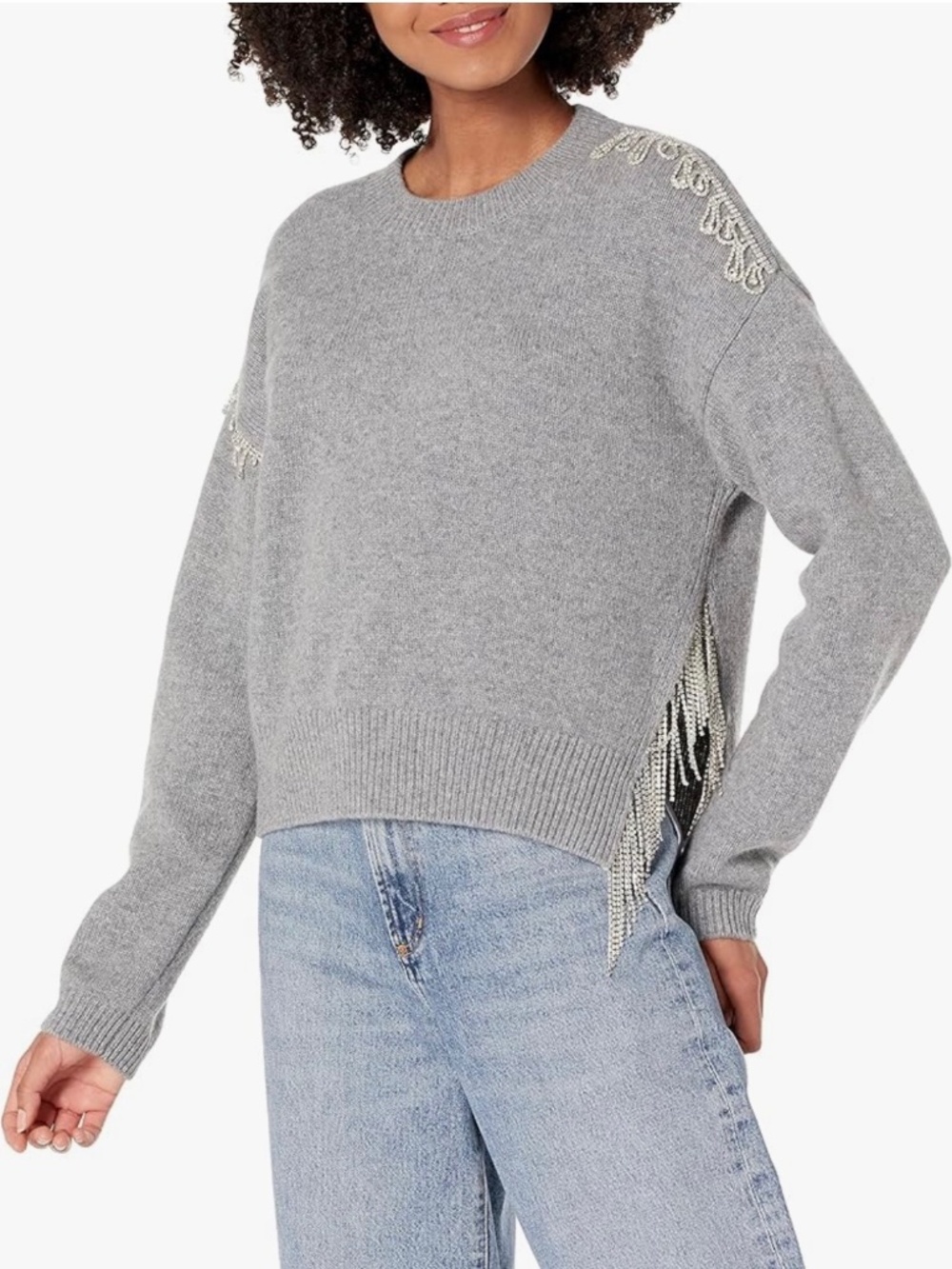 Cinq a Sept Fringe Lilliana Sweater Size XL